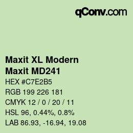 Farbcode: Maxit XL Modern - Maxit MD241 | qconv.com