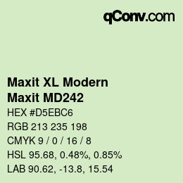 Farbcode: Maxit XL Modern - Maxit MD242 | qconv.com