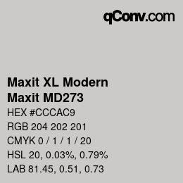 カラーコード: Maxit XL Modern - Maxit MD273 | qconv.com