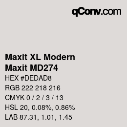 Farbcode: Maxit XL Modern - Maxit MD274 | qconv.com