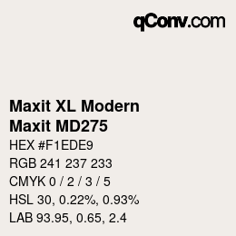 Farbcode: Maxit XL Modern - Maxit MD275 | qconv.com