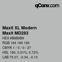 Farbcode: Maxit XL Modern - Maxit MD283 | qconv.com