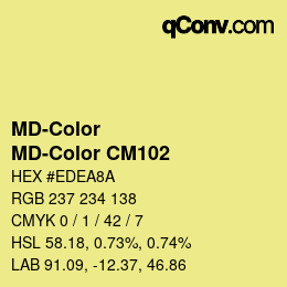 カラーコード: MD-Color - MD-Color CM102 | qconv.com