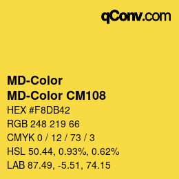 カラーコード: MD-Color - MD-Color CM108 | qconv.com