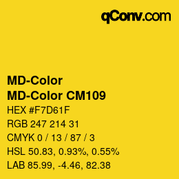 Código de color: MD-Color - MD-Color CM109 | qconv.com