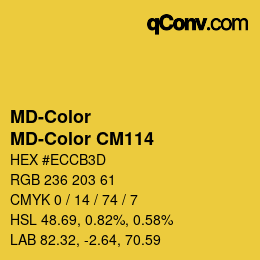カラーコード: MD-Color - MD-Color CM114 | qconv.com