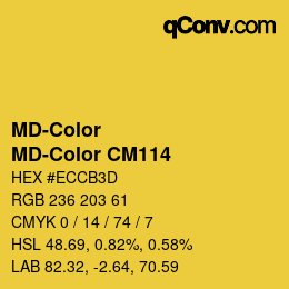 カラーコード: MD-Color - MD-Color CM114 | qconv.com