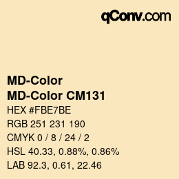 Código de color: MD-Color - MD-Color CM131 | qconv.com