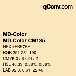 Código de color: MD-Color - MD-Color CM135 | qconv.com