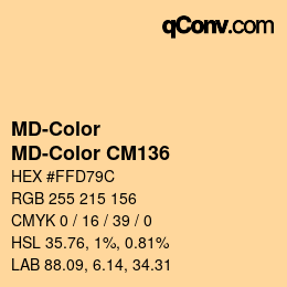 Farbcode: MD-Color - MD-Color CM136 | qconv.com