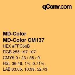 Farbcode: MD-Color - MD-Color CM137 | qconv.com