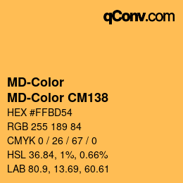 Código de color: MD-Color - MD-Color CM138 | qconv.com