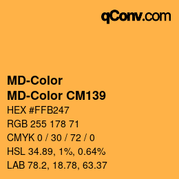 カラーコード: MD-Color - MD-Color CM139 | qconv.com