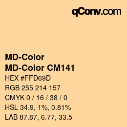 Code couleur: MD-Color - MD-Color CM141 | qconv.com