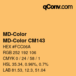 カラーコード: MD-Color - MD-Color CM143 | qconv.com