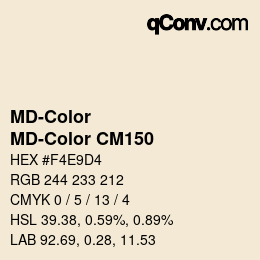 Código de color: MD-Color - MD-Color CM150 | qconv.com