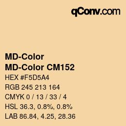 カラーコード: MD-Color - MD-Color CM152 | qconv.com