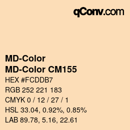 Código de color: MD-Color - MD-Color CM155 | qconv.com