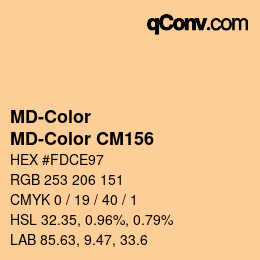 Code couleur: MD-Color - MD-Color CM156 | qconv.com