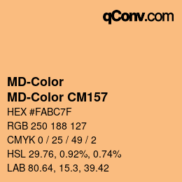 Code couleur: MD-Color - MD-Color CM157 | qconv.com