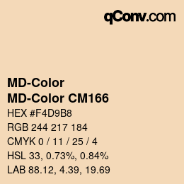 Código de color: MD-Color - MD-Color CM166 | qconv.com