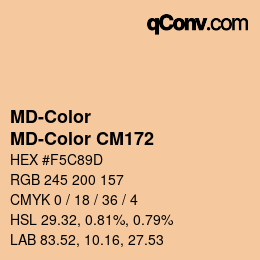 Code couleur: MD-Color - MD-Color CM172 | qconv.com