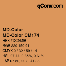 カラーコード: MD-Color - MD-Color CM174 | qconv.com