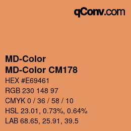カラーコード: MD-Color - MD-Color CM178 | qconv.com