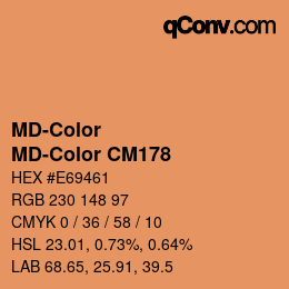 カラーコード: MD-Color - MD-Color CM178 | qconv.com