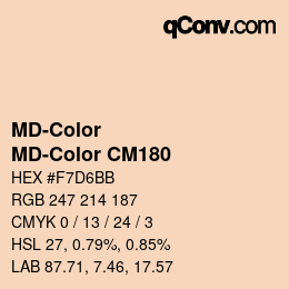 Code couleur: MD-Color - MD-Color CM180 | qconv.com