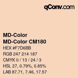 カラーコード: MD-Color - MD-Color CM180 | qconv.com