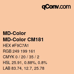 Farbcode: MD-Color - MD-Color CM181 | qconv.com