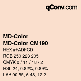 Farbcode: MD-Color - MD-Color CM190 | qconv.com