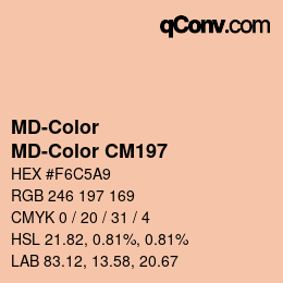 Código de color: MD-Color - MD-Color CM197 | qconv.com