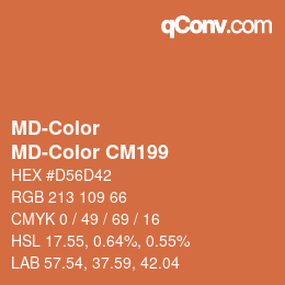 Code couleur: MD-Color - MD-Color CM199 | qconv.com