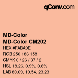 Code couleur: MD-Color - MD-Color CM202 | qconv.com