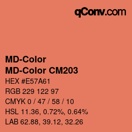 Código de color: MD-Color - MD-Color CM203 | qconv.com