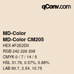 Farbcode: MD-Color - MD-Color CM205 | qconv.com