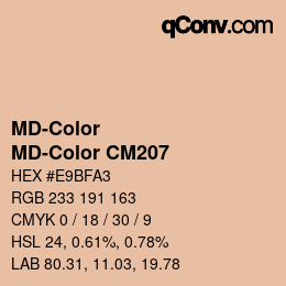 Farbcode: MD-Color - MD-Color CM207 | qconv.com