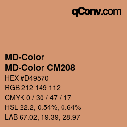 Farbcode: MD-Color - MD-Color CM208 | qconv.com