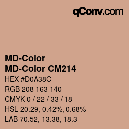 カラーコード: MD-Color - MD-Color CM214 | qconv.com