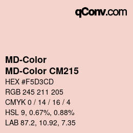 カラーコード: MD-Color - MD-Color CM215 | qconv.com