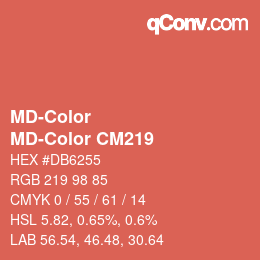 Code couleur: MD-Color - MD-Color CM219 | qconv.com