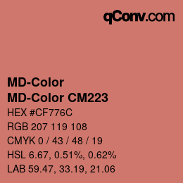 Farbcode: MD-Color - MD-Color CM223 | qconv.com