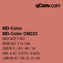 カラーコード: MD-Color - MD-Color CM223 | qconv.com