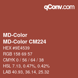 Farbcode: MD-Color - MD-Color CM224 | qconv.com