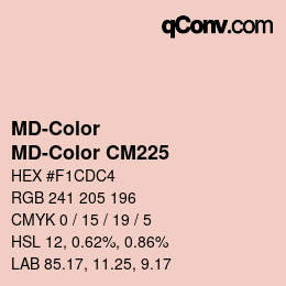 カラーコード: MD-Color - MD-Color CM225 | qconv.com