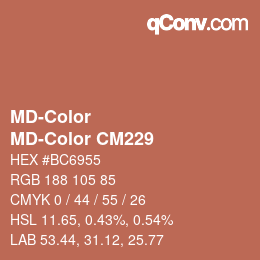 カラーコード: MD-Color - MD-Color CM229 | qconv.com