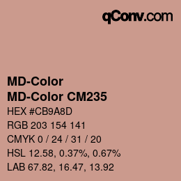 Color code: MD-Color - MD-Color CM235 | qconv.com