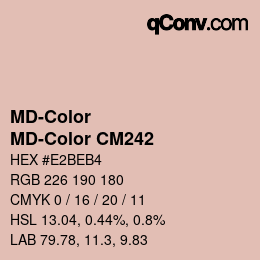 Color code: MD-Color - MD-Color CM242 | qconv.com